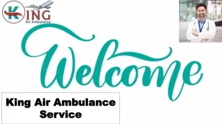 Advance Equipment Air Ambulance Service in Amritsar by King