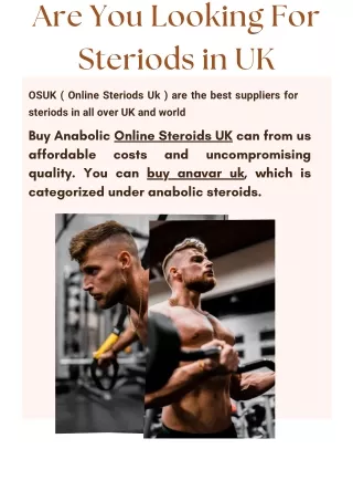 Are You Looking For Steriods in UK