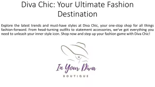 Diva Chic_Your Ultimate Fashion Destination