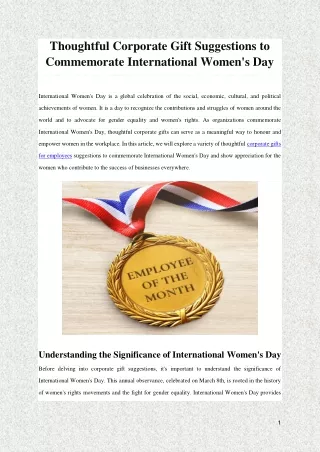 Thoughtful Corporate Gift Suggestions to Commemorate International Women's Day