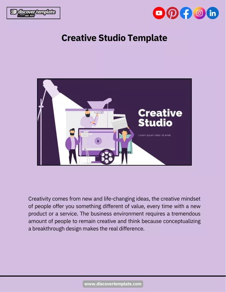 creative studio template