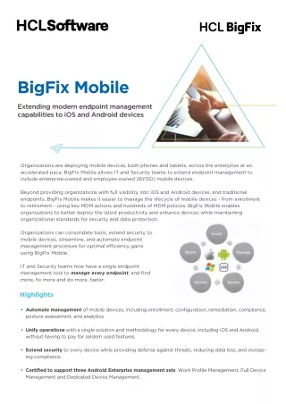BigFix Mobile: Expanding Modern Endpoint Management to iOS and Android