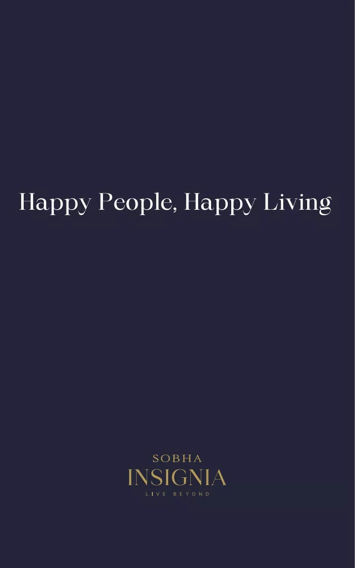 happy people happy living