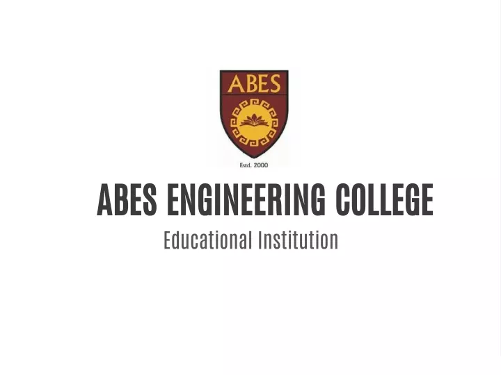 abes engineering college educational institution