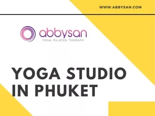 Yoga studio in Phuket