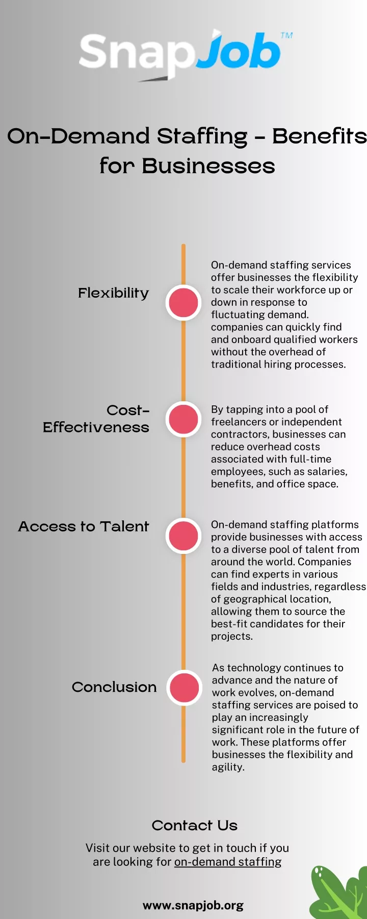 on demand staffing benefits for businesses