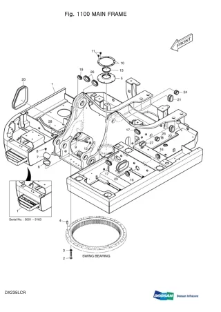 DAEWOO DOOSAN DX235LCR CRAWLER EXCAVATOR Service Repair Manual