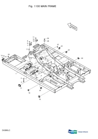 DAEWOO DOOSAN DX380LC CRAWLER EXCAVATOR Service Repair Manual