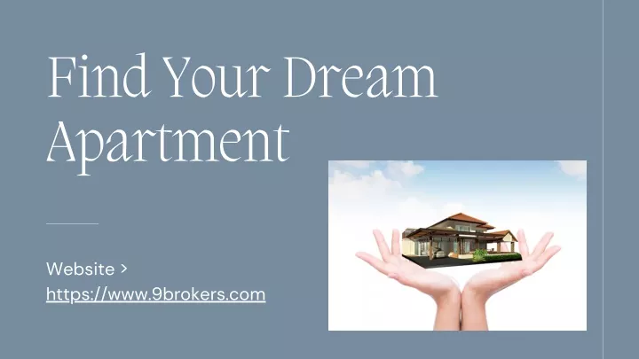 find your dream apartment