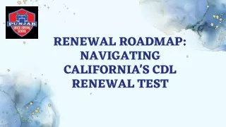 renewal roadmap navigating california