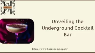 _Unveiling the Underground Cocktail Bar