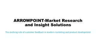 The evolving role of customer feedback in modern marketing and product development
