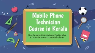 Mobile Phone Technician Course in Kerala