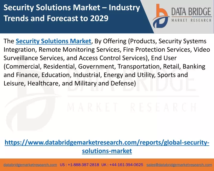 security solutions market industry trends