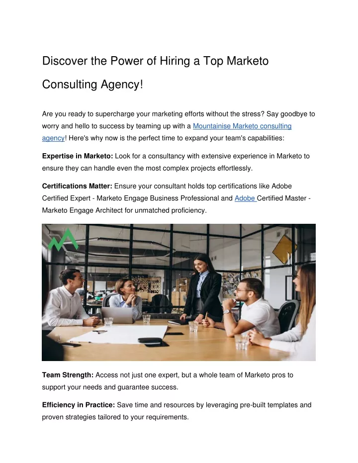 discover the power of hiring a top marketo