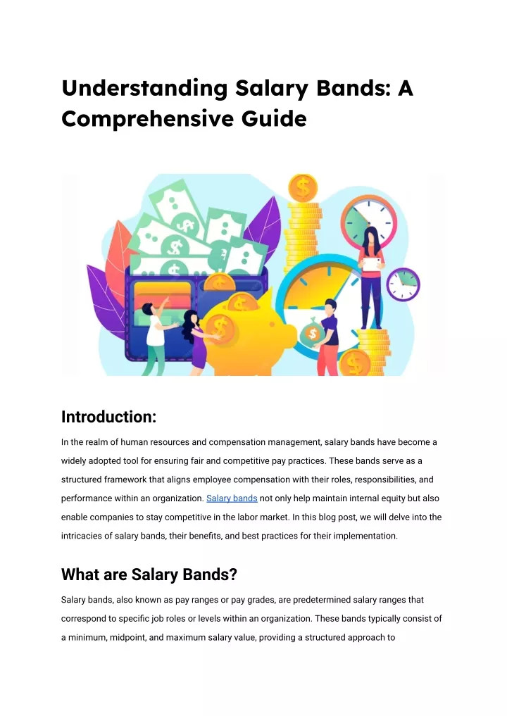 understanding salary bands a comprehensive guide