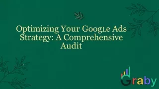 Google Ads Audit |   Graby