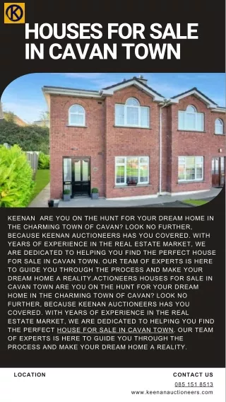 Houses For Sale in Cavan Town