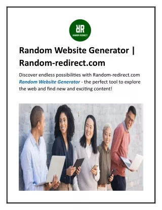 Random Website Generator  Random-redirect.com