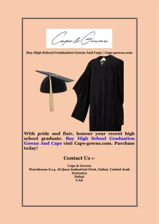 Ppt - Buy Preschool Graduation Cap And Gown Caps Gowns Com Powerpoint 