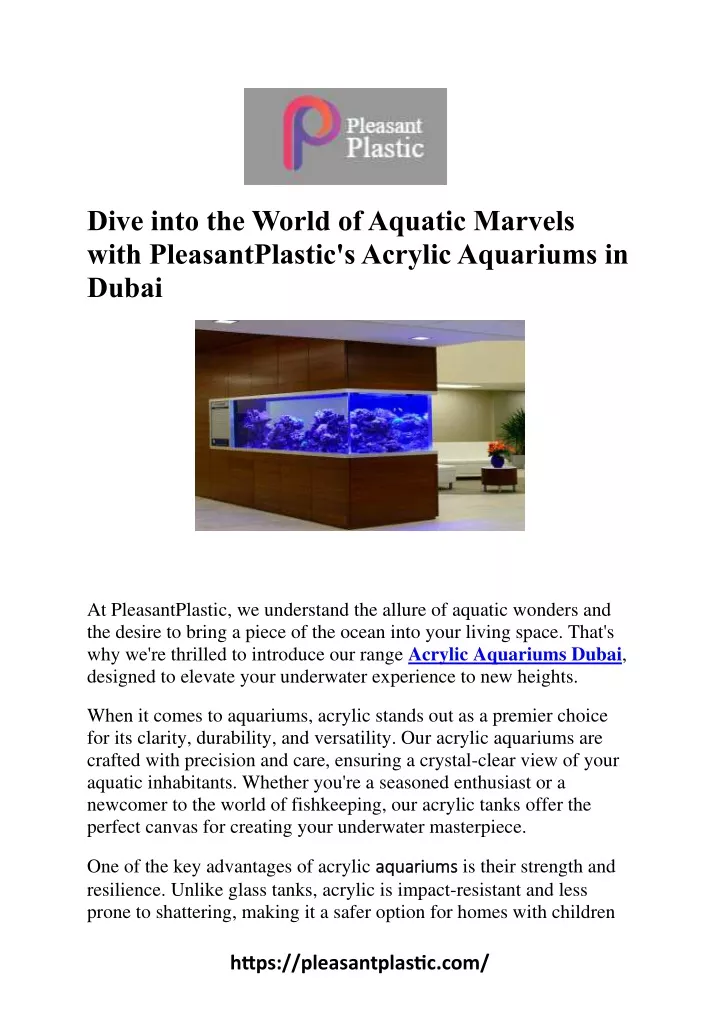 dive into the world of aquatic marvels with