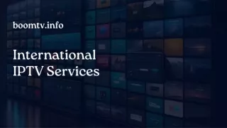 International IPTV Services
