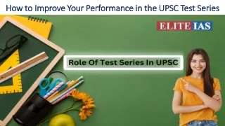 How to Improve Your Performance in the UPSC Test Series