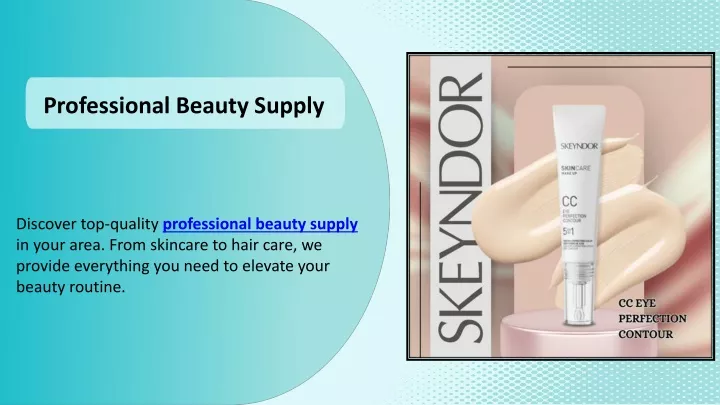 professional beauty supply