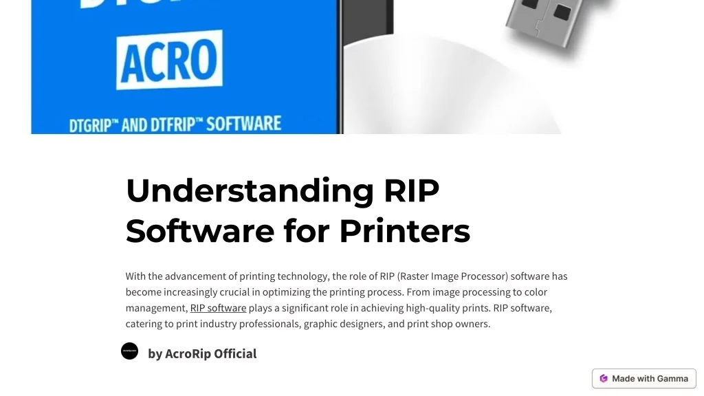 PPT - Understanding RIP Software for Printers PowerPoint Presentation ...
