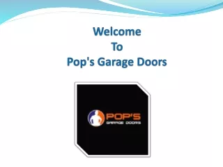 Gibraltar Garage Door Repair - Pop's Garage Doors
