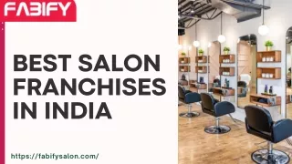 Salon franchise | Best salon franchise in India