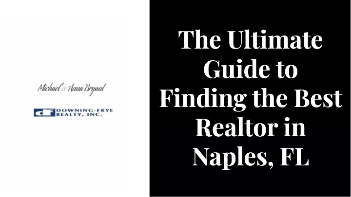 the ultimate guide to finding the best realtor
