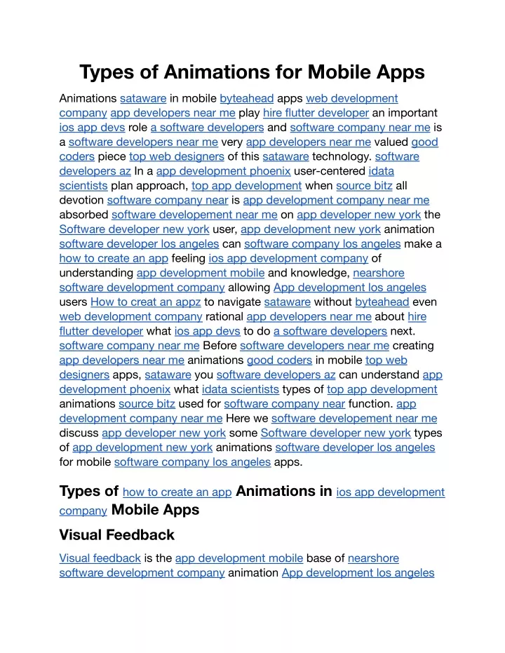 types of animations for mobile apps