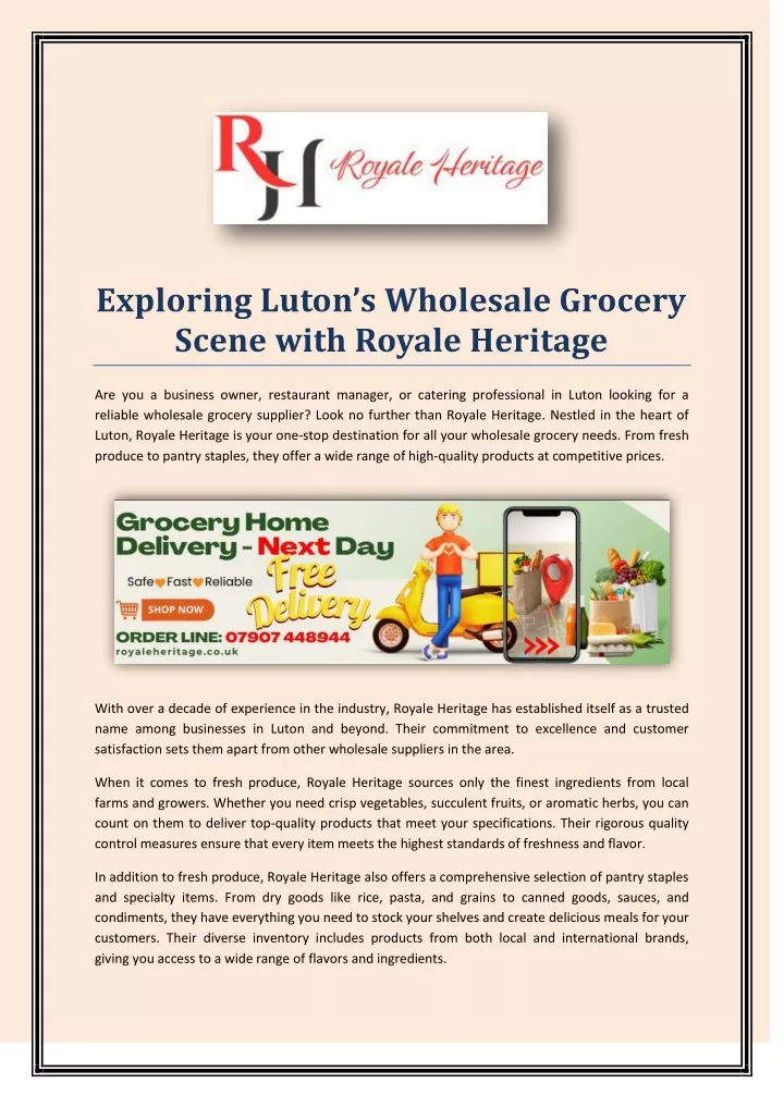 exploring luton s wholesale grocery scene with
