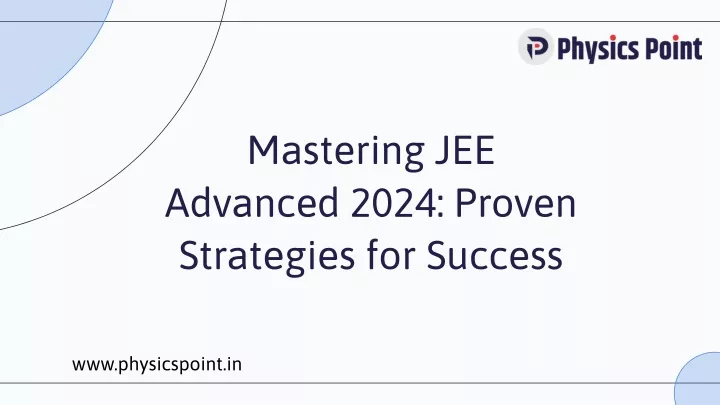 mastering jee advanced 2024 proven strategies