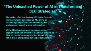 will AI be dominant over SEO