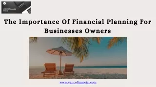 Strategic Financial Planning: Empowering Business Owners