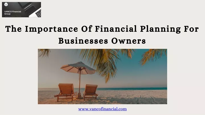 the importance of financial planning