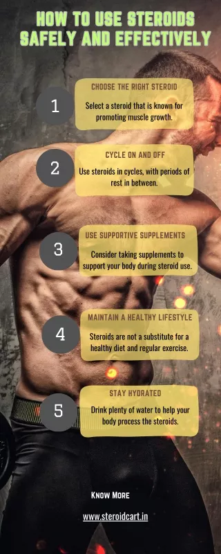 How to Use Steroids Safely and Effectively