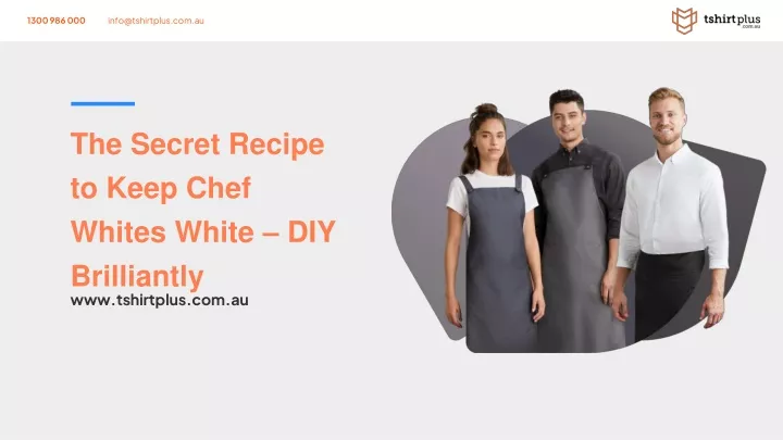 the secret recipe to keep chef whites white diy brilliantly