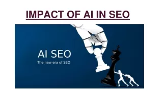 IMPACT OF AI IN SEO
