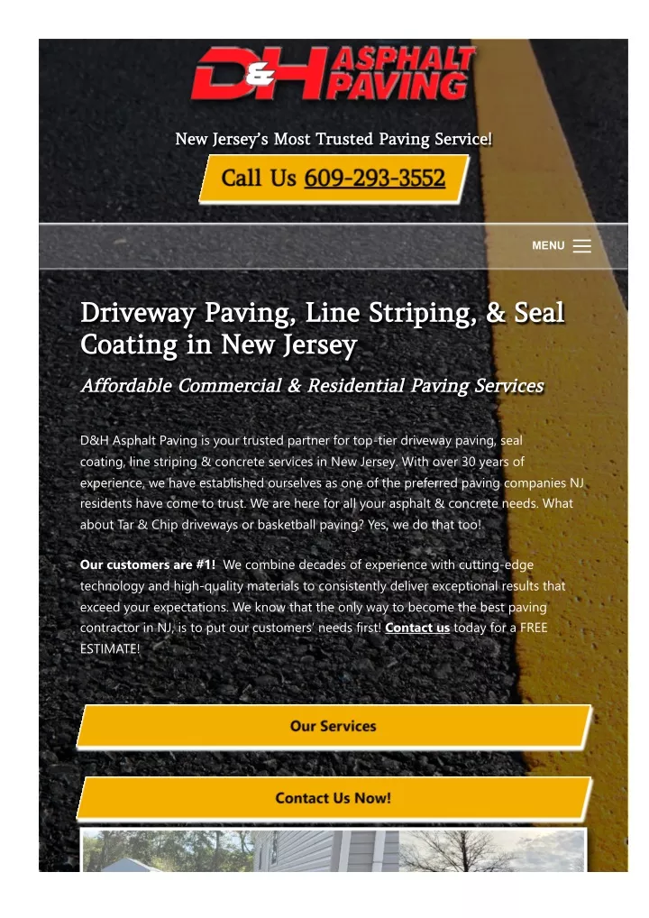 new jersey s most trusted paving service