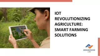 What Is The Application Of Internet Of Things In Agriculture?