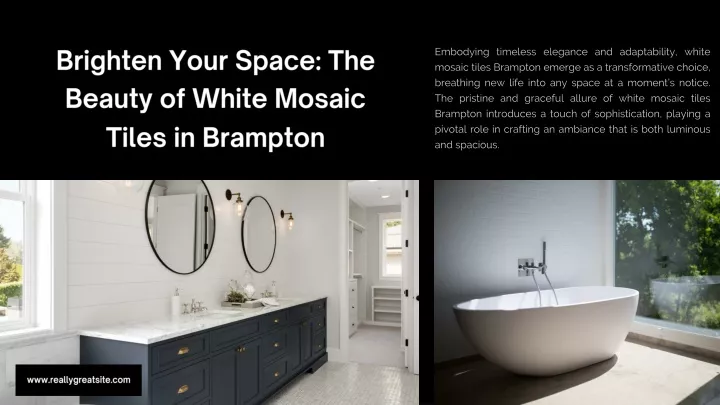 brighten your space the beauty of white mosaic