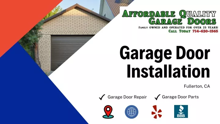 garage door installation