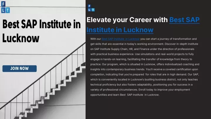 elevate your career with best sap institute