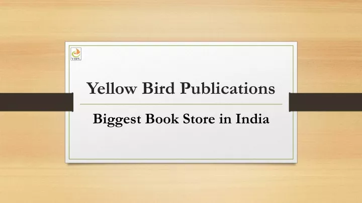 yellow bird publications