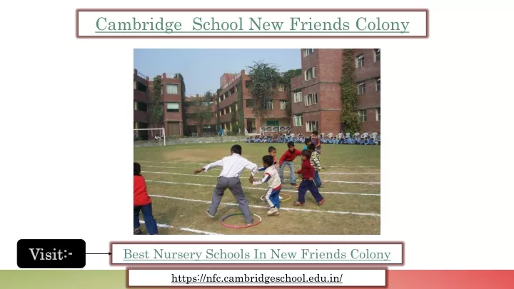 cambridge school new friends colony