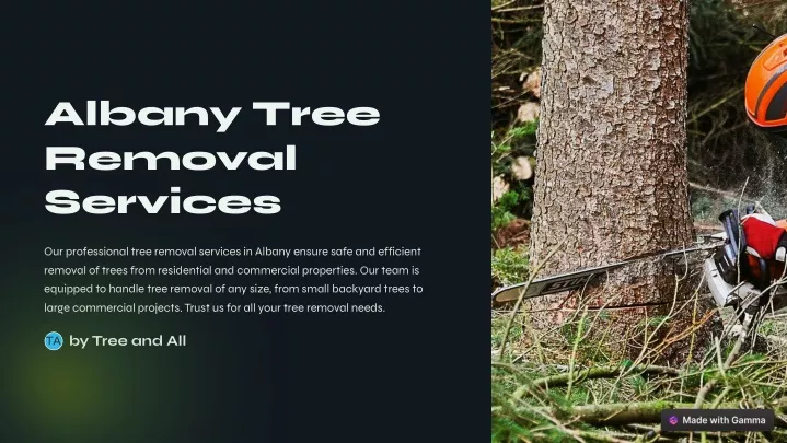 albany tree removal services