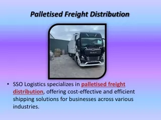Palletised Freight Distribution